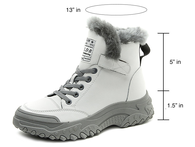 Winter Sneaker Color Gray Size 5 for Women