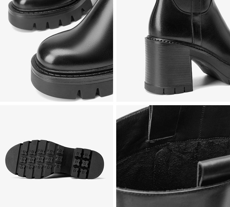 Autumn Boots Color Black Size 8.5 for Women