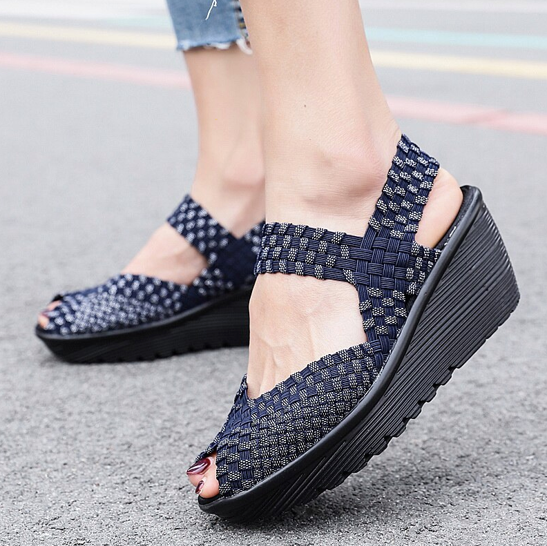 Hera Wedge Shoe Color Navy Blue Ultra Seller Shoes Cheap Wedges Online Store