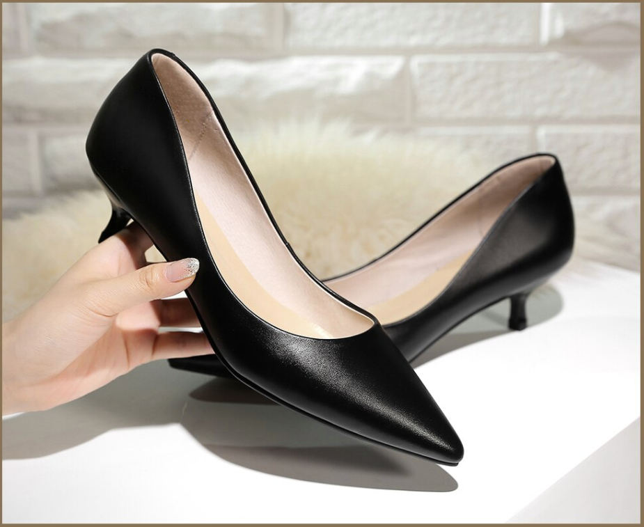 office pumps shoes color black size 10 for women