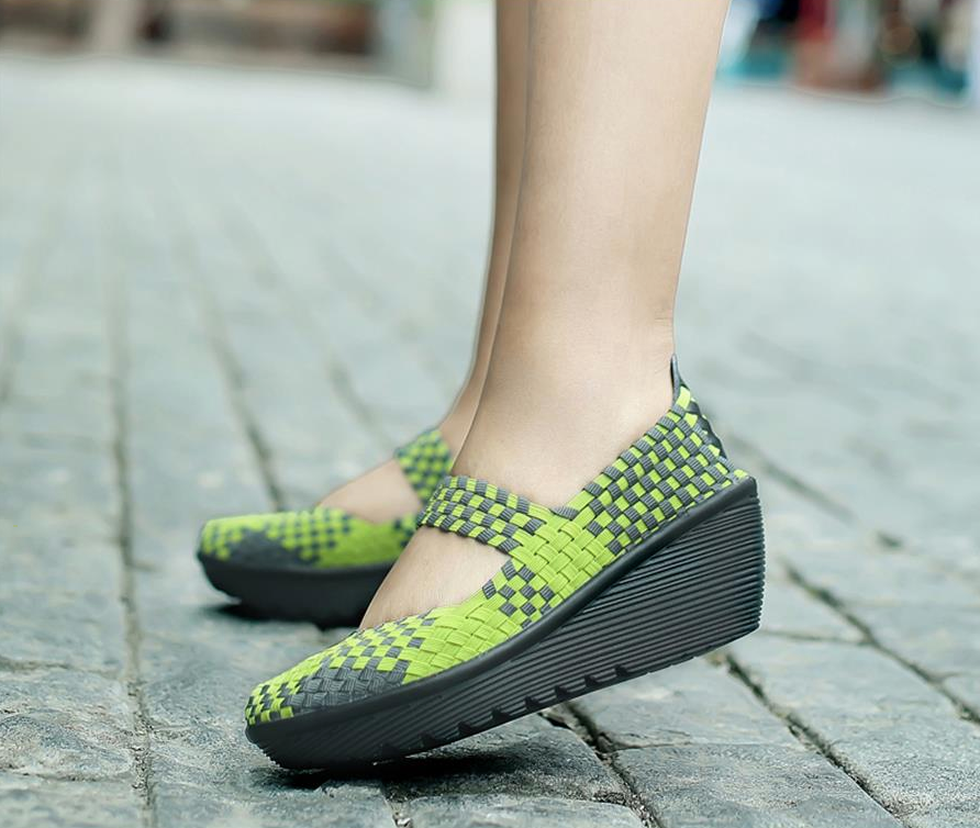 Ashoka Platform Shoe Color Green Comfortable Ultra Seller Shoes Online Store