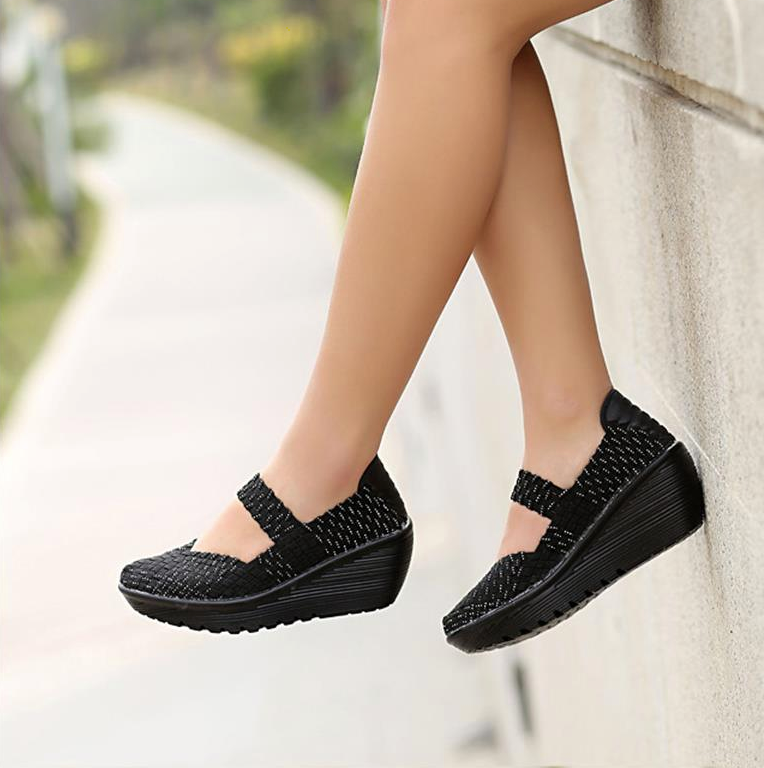 Ashoka Platform Shoe Color Black Comfortable Ultra Seller Shoes Online Store