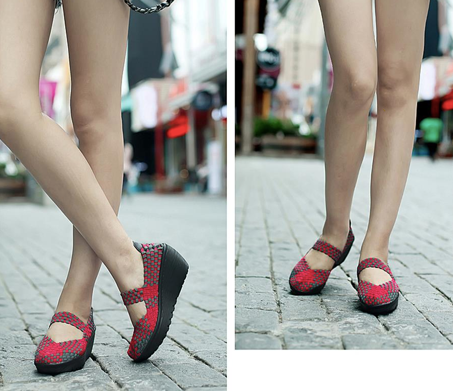 Ashoka Platform Shoe Color Red Comfortable Ultra Seller Shoes Online Store