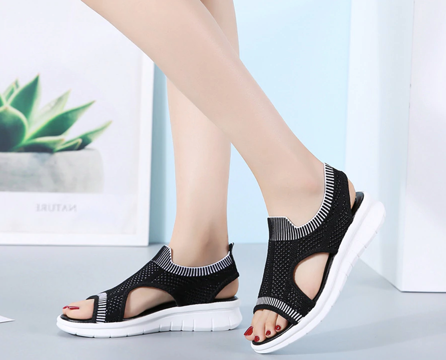 Benzai Flat Shoe Color Black Comfortable Cheap Ultra Seller Shoes Online USA