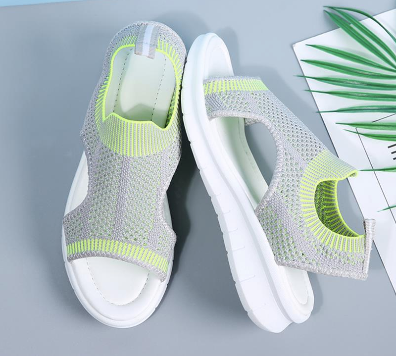 Benzai Flat Shoe Color Grey/Green Comfortable Cheap Ultra Seller Shoes Online USA