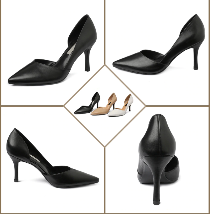 Carlisle Pumps Shoes Party Shoes Black Genuine Leather Shoes Ultra Seller Online USA