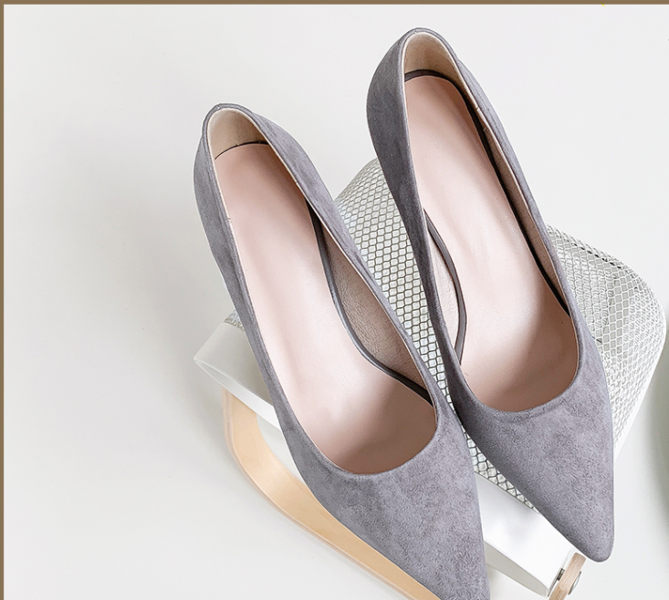 Freya Pumps Shoe Color Grey Ultra Seller Shoes Leatrher Affordable