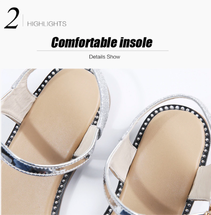 Saavedra Sandals Shoe Women's Sandals Cheap Shoes from Ultra Seller Silver Color Online Store