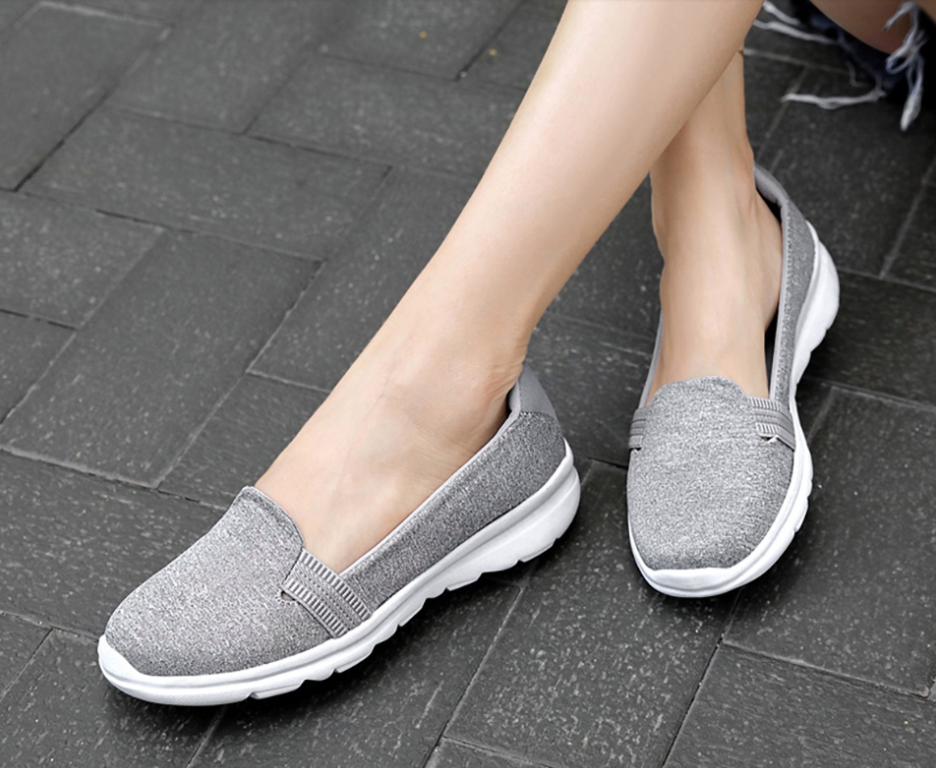 breathable flats shoes color pink size 7 for women