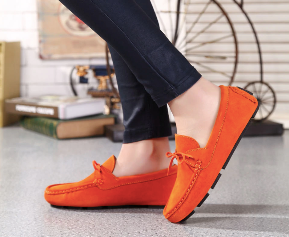 Astarté Loafers Shoe Color Orange UltraSeller Shoes  Womens Loafers Leather Comfortable Shoe OnlineShop 