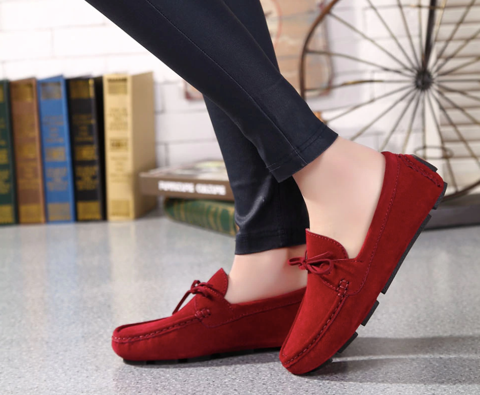 Astarté Loafers Shoe Color Red UltraSeller Shoes  Womens Loafers Leather Comfortable Shoe OnlineShop 