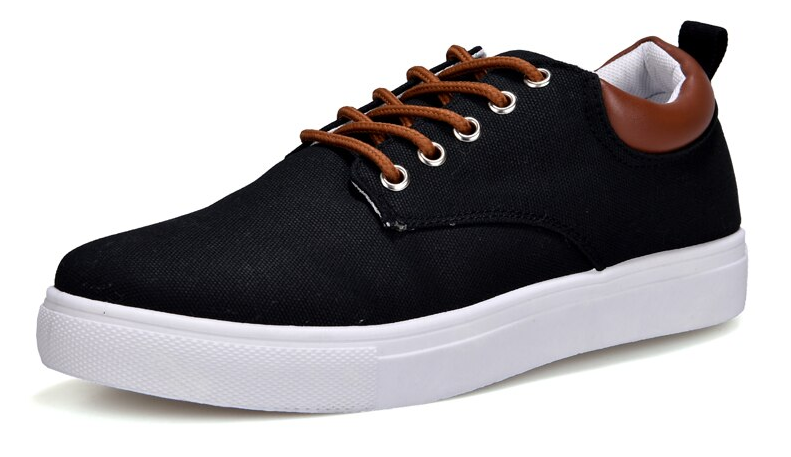 lace up sneaker color black size 6 for men