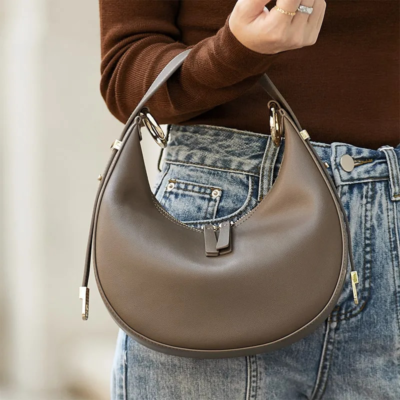 crossbody bag small gray for women