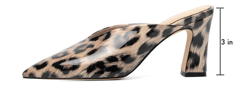 dress mules animal print size 5 for women