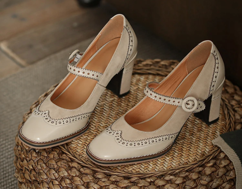 comfortable pumps shoes color apricot size 9 for women