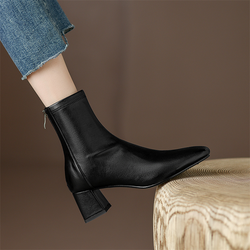 dress boots color black size 5.5 for women