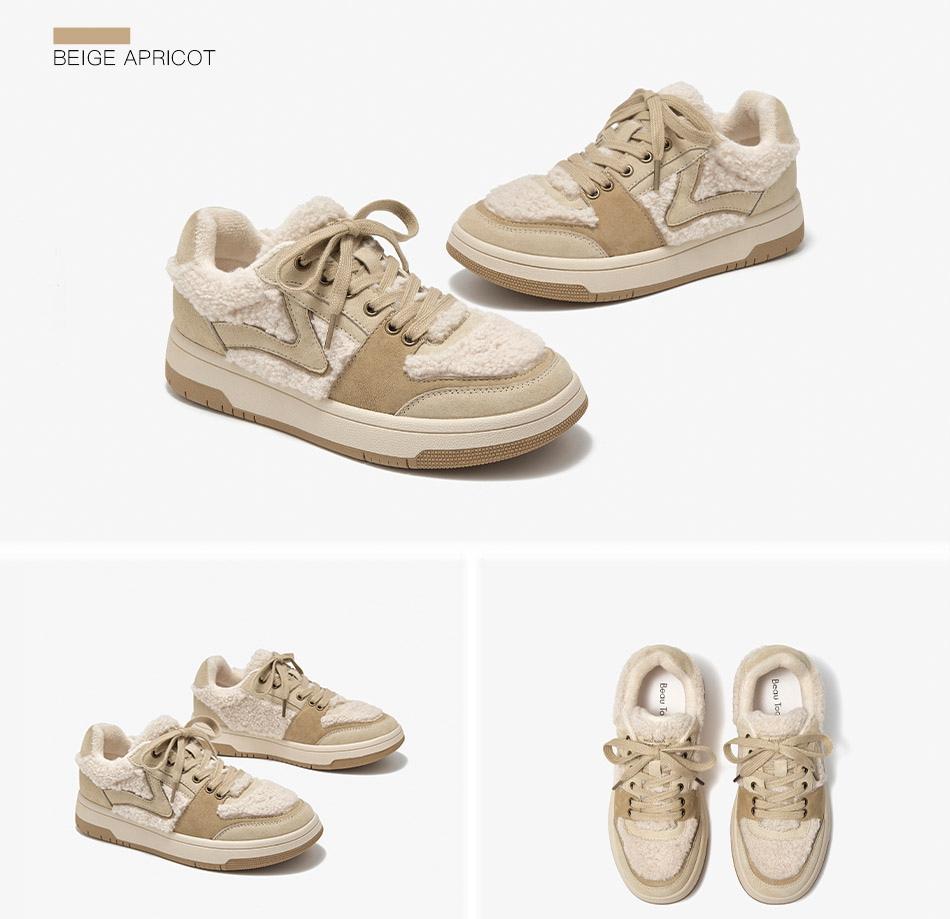 lace up sneaker color beige size 5.5 for women