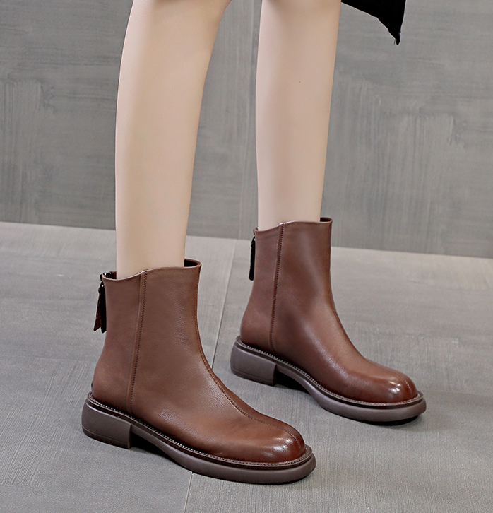 dress boots color brown size 8.5 for women
