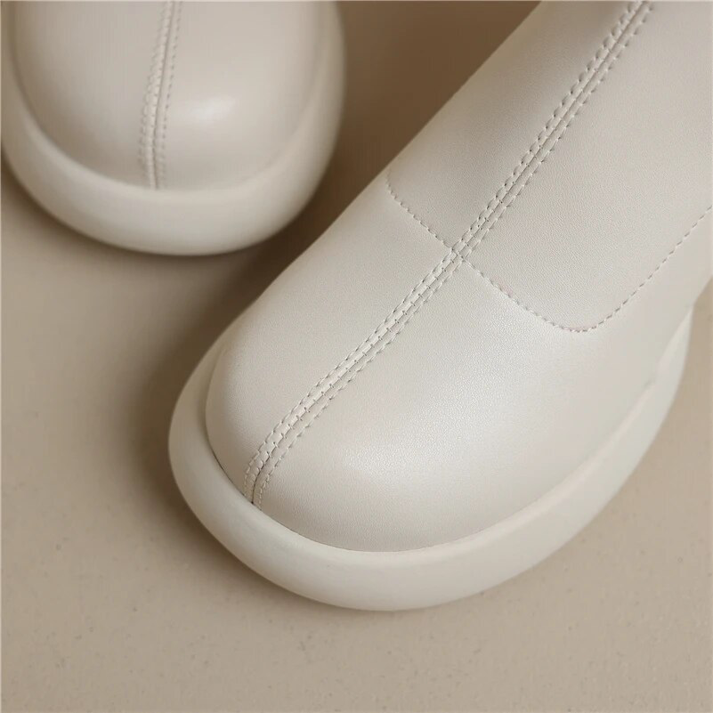 boots color white size 9.5 for women
