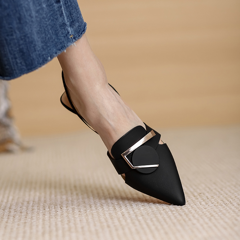 sandals color black size 8.5 for women