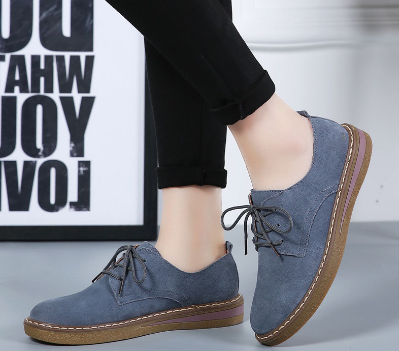 soft loafer shoes color blue size 8 for women