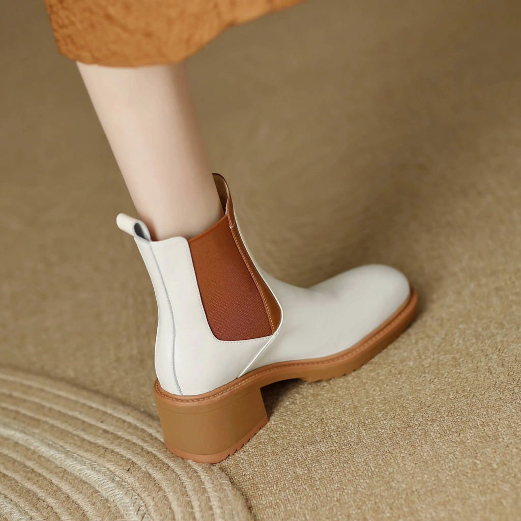 ankle boots color brown size 5 for women