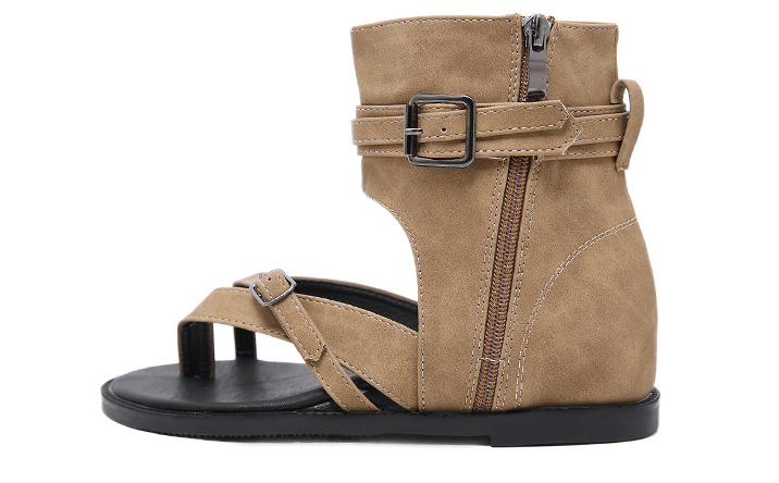 comfortable sandals color black size 8 for women