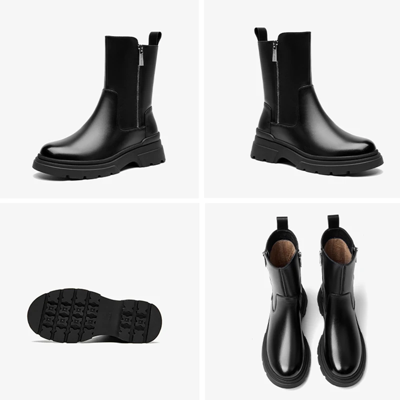 dress boots color black size 7.5 for women