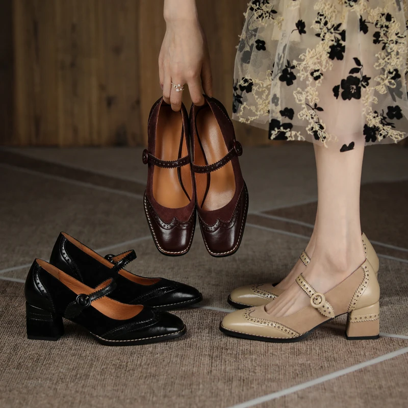 dress pump shoes color brown size 5 for women