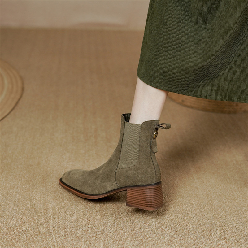 dress boots color khaki size 9 for women
