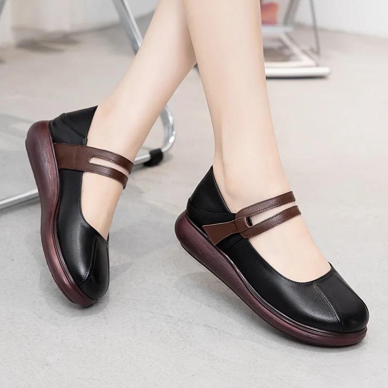 casual loafer shoes color black size 6.5 for women