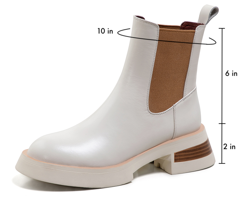 Chelsea fall boots color beige size 9 for women