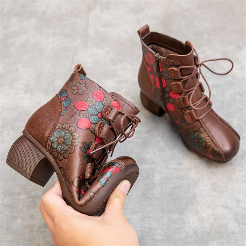 high quality boots color brown size 8 for women