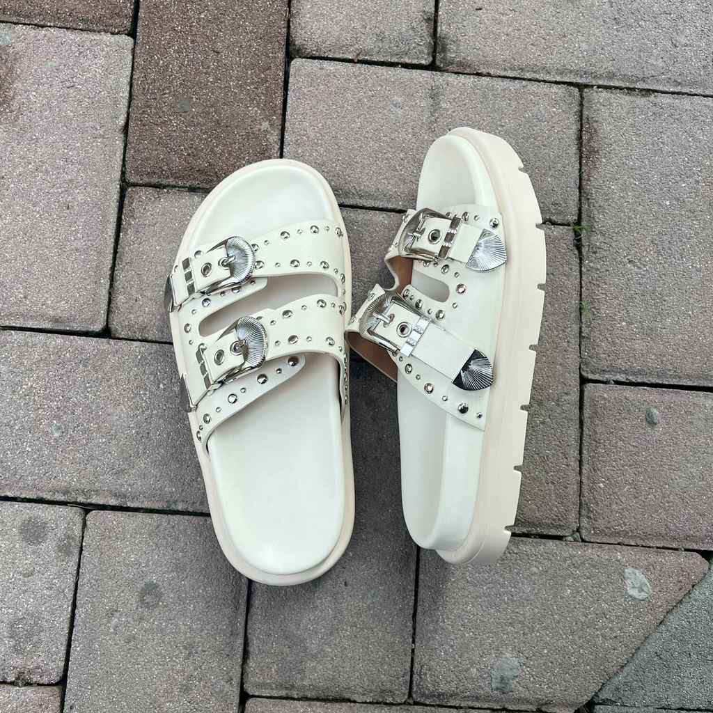 platform slipper color beige size 8 for women