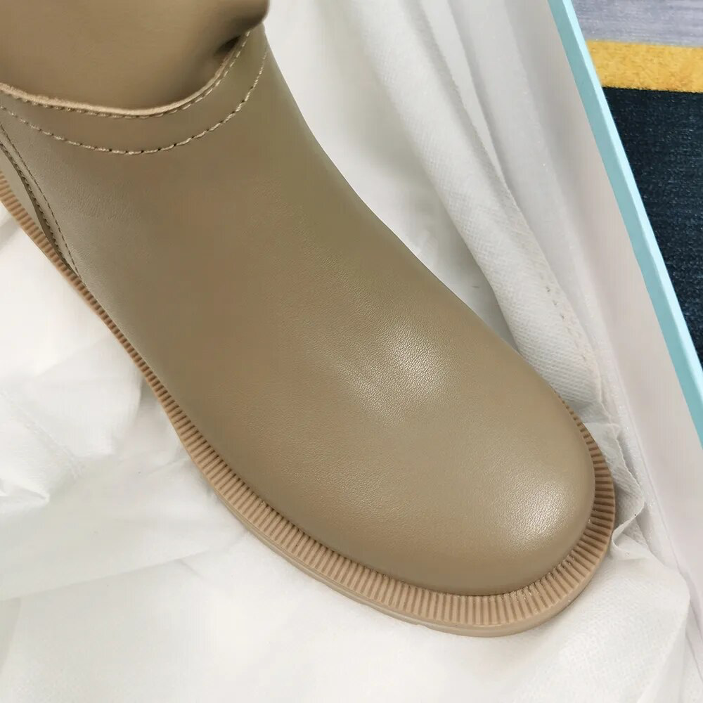 square toe boots color apricot size 8.5 for women