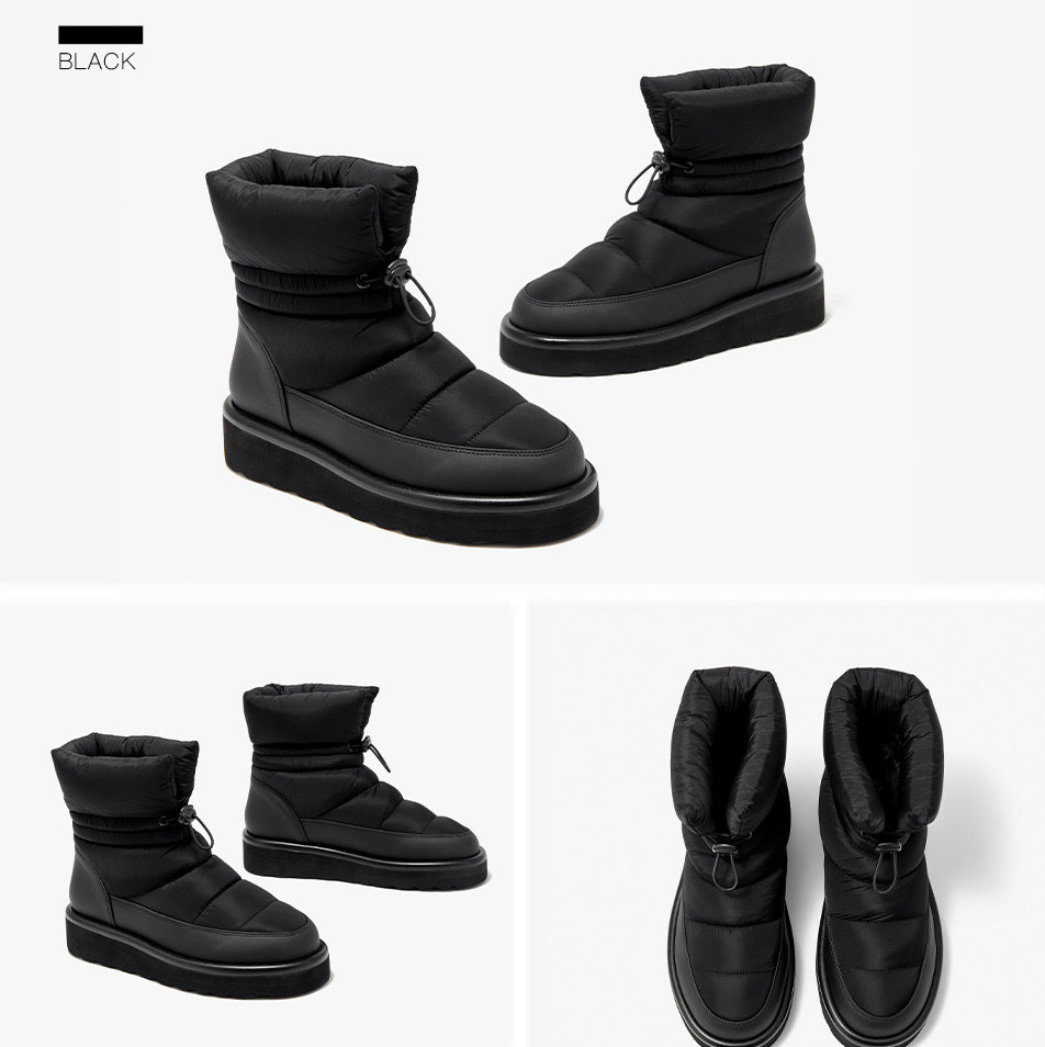 waterproof boots color black size 7 for women