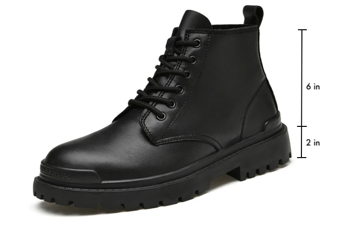 snow boots color black size 7.5 for men