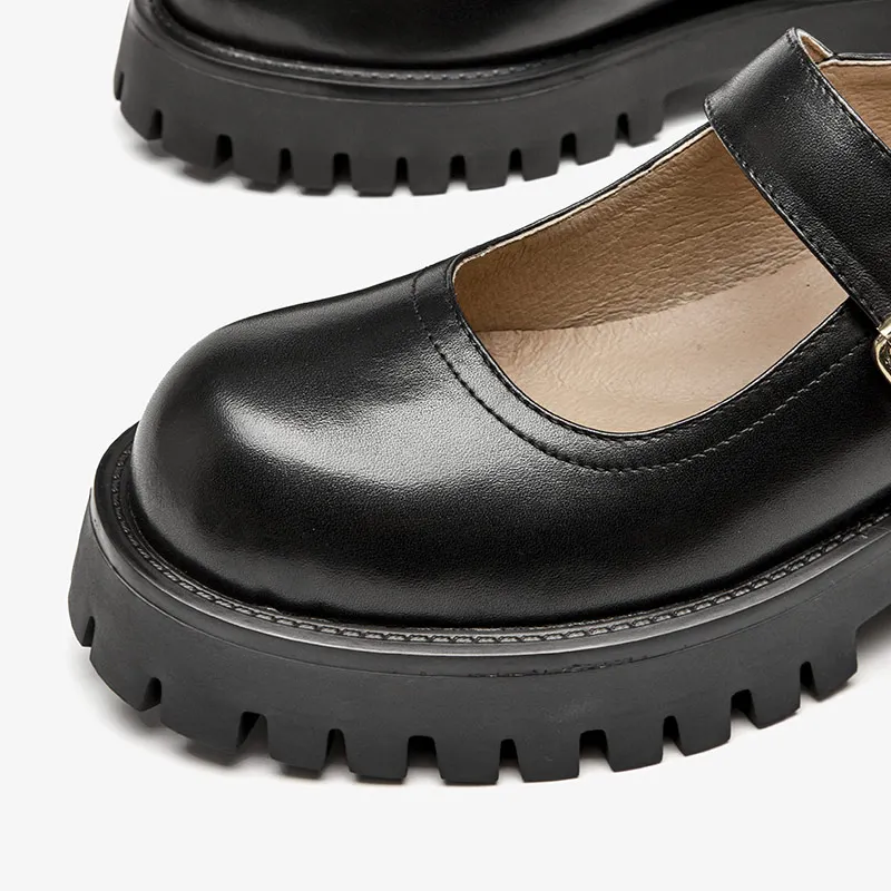 autumn platform shoes color black shoes size 7.5 for women