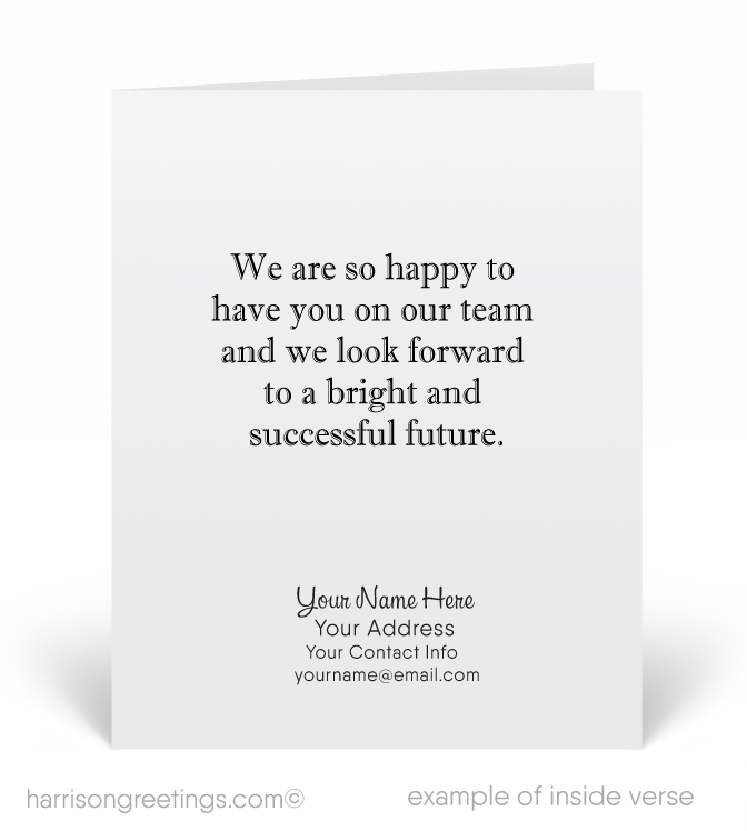 Welcome to Our Company Greeting Card