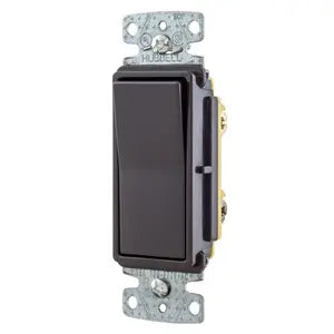 Hubbell RSD315 Decora Rocker 3-Way Light Switch, 15 Amp, Brown, 10-pack - Kitchen Power Pop Ups