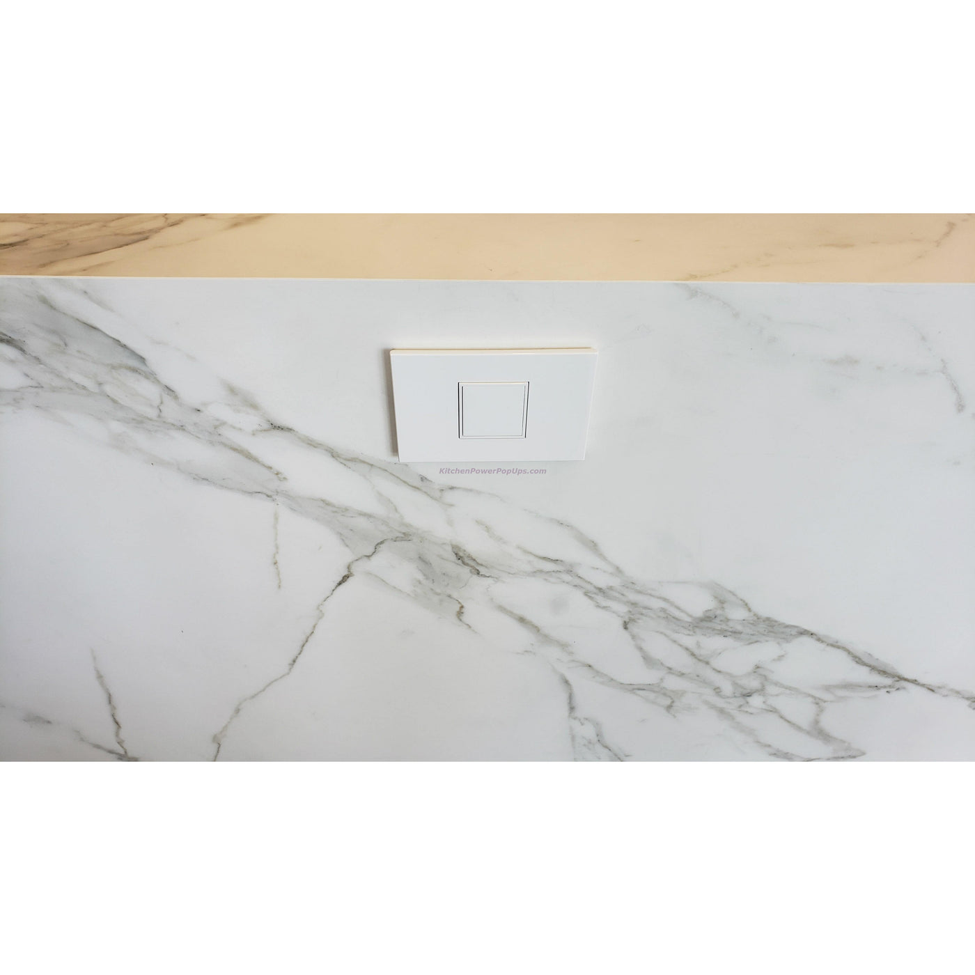 Adorne Pop-Out 20A Outlet with Matching Wall Plate Kit, Gloss White ...