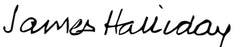 James Halliday Signature