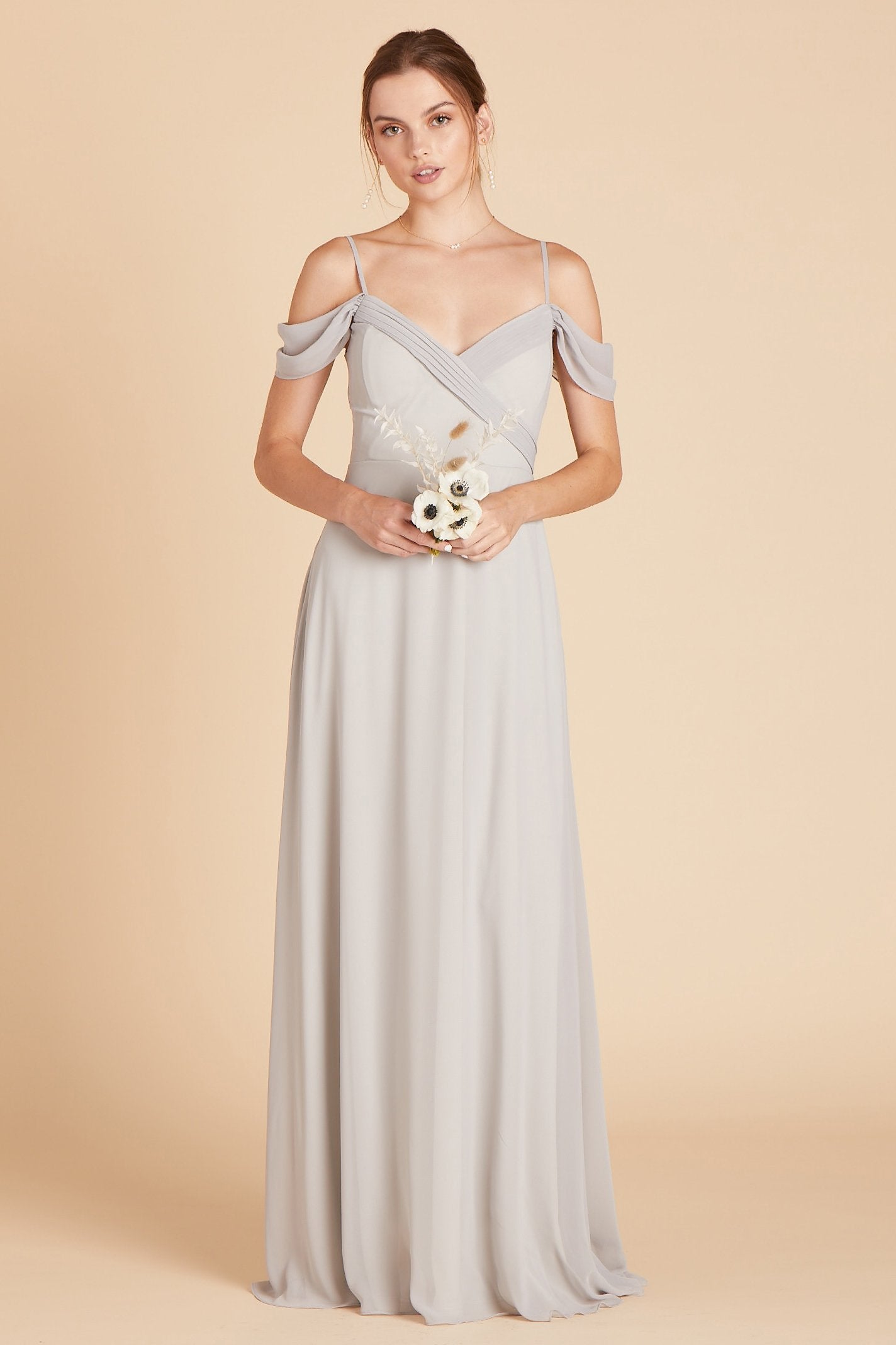 Dove Gray Spence Convertible Dress by Birdy Grey