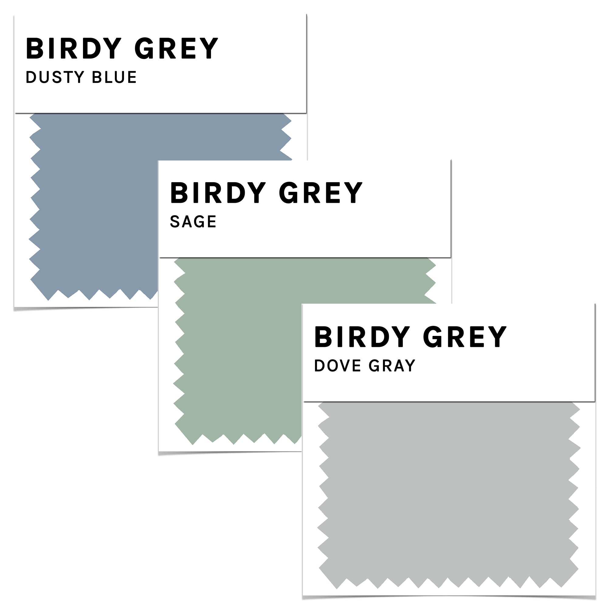 Dusty Blue Sage Dove Grays