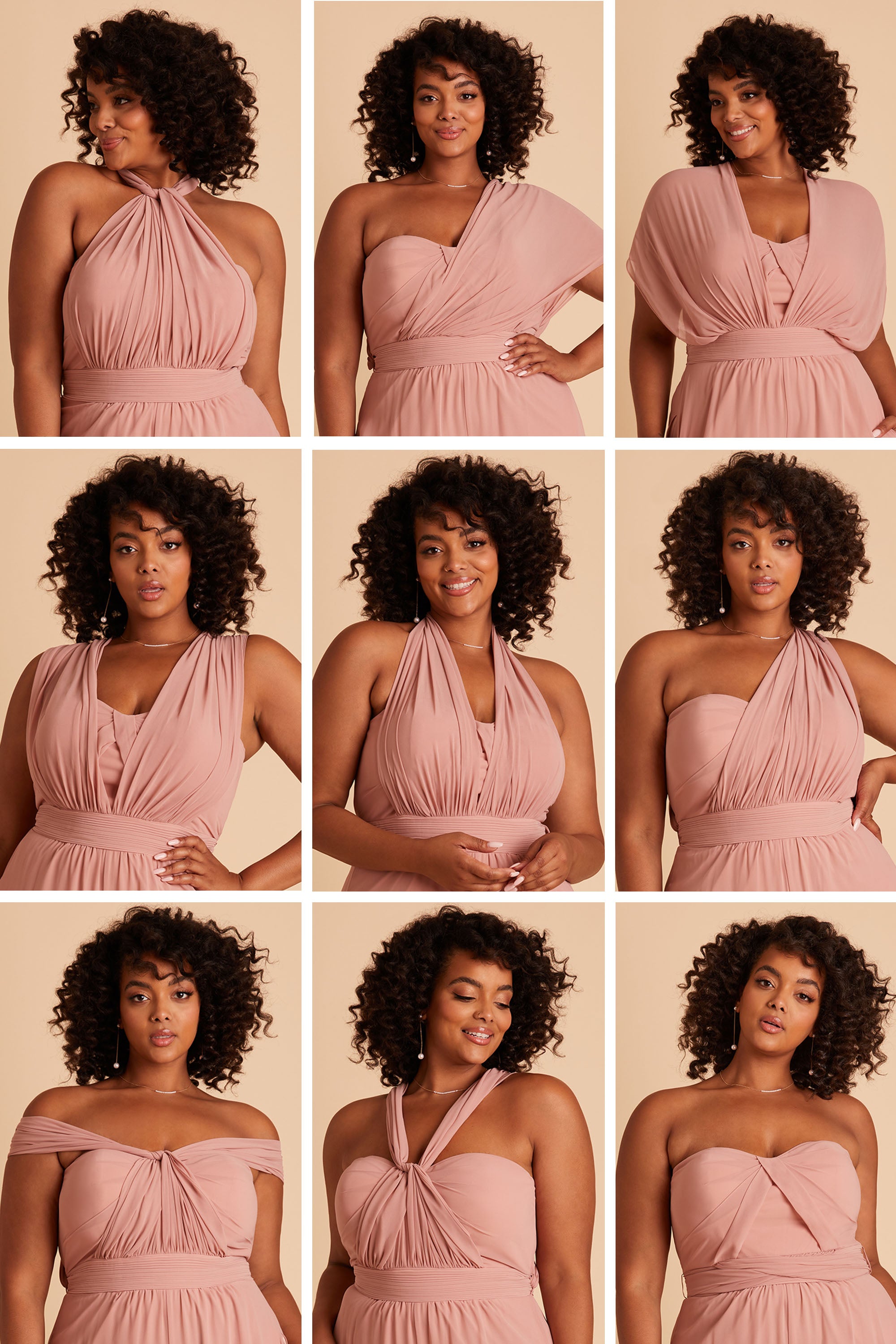 Gigi Convertible Jumpsuit - Apricot by Birdy Grey