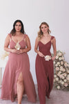 doris chiffon dress forest green video 3