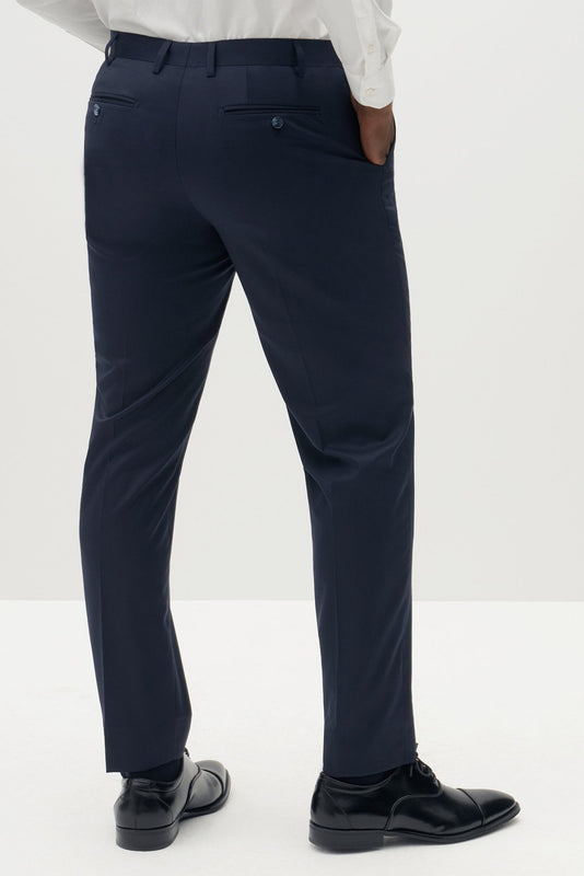 Navy Blue Groomsman Suit by SuitShop | Birdy Grey