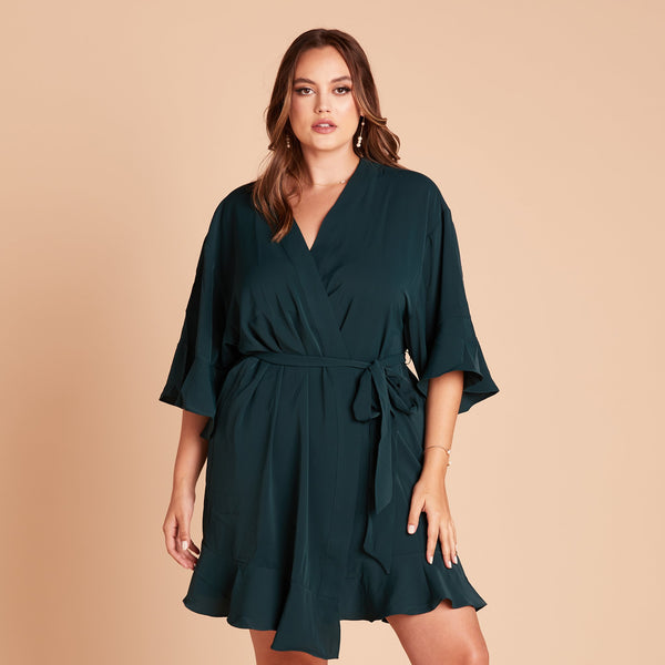 Jonny Satin Pajama Set - Emerald