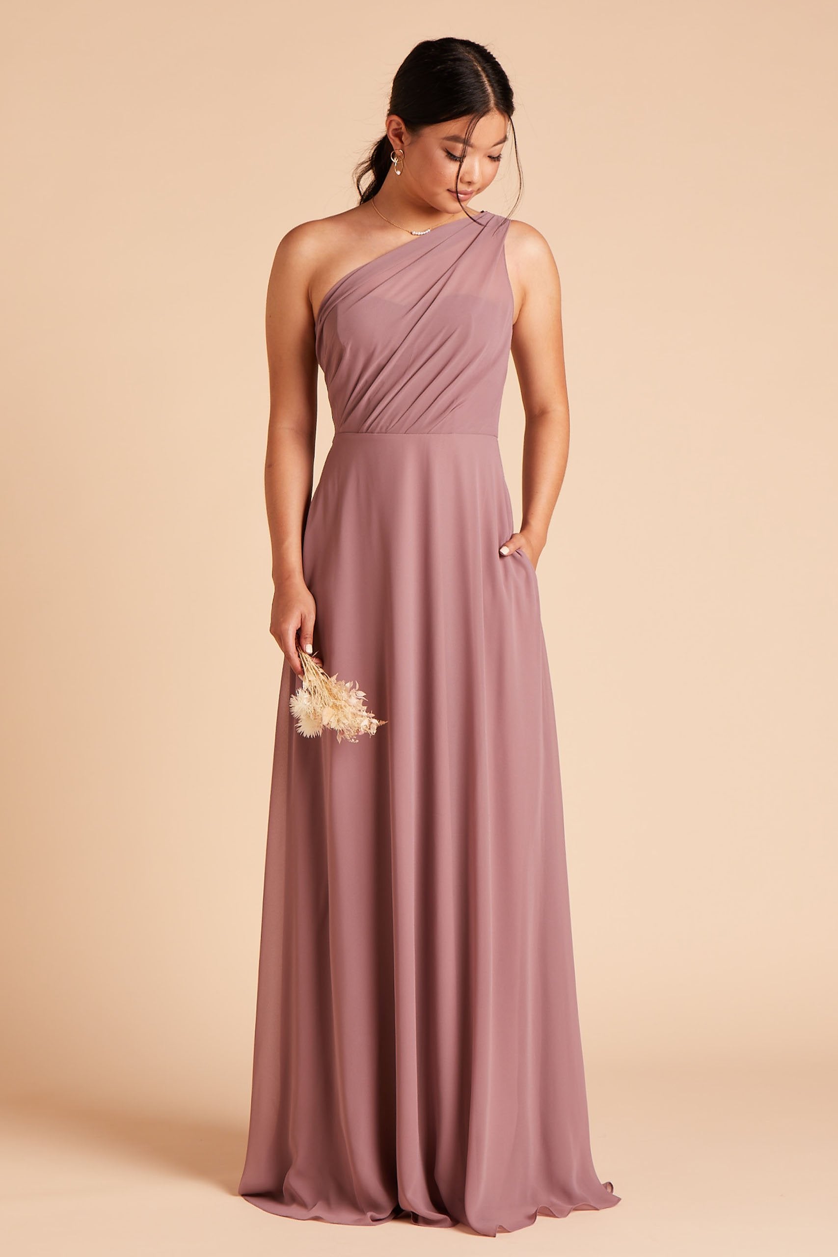 mauve color dress