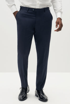 Buy INVICTUS Men Navy Blue Slim Fit Formal Trousers - Trousers for Men  1117222